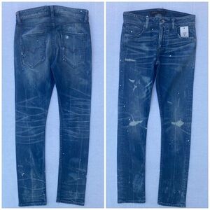 New GUESS Skinny Destroyed Jeans SZ 32